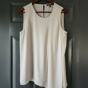 Ivory sleeveless top